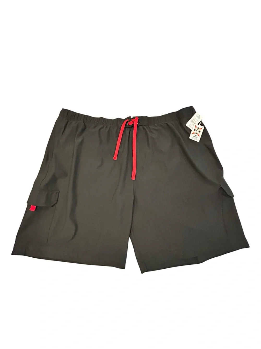 True Nation Men's Black Cargo Swim Board Shorts Lined 4XL NWT 4 Way Stretch